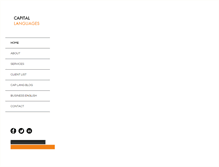 Tablet Screenshot of capitallanguages.co.uk